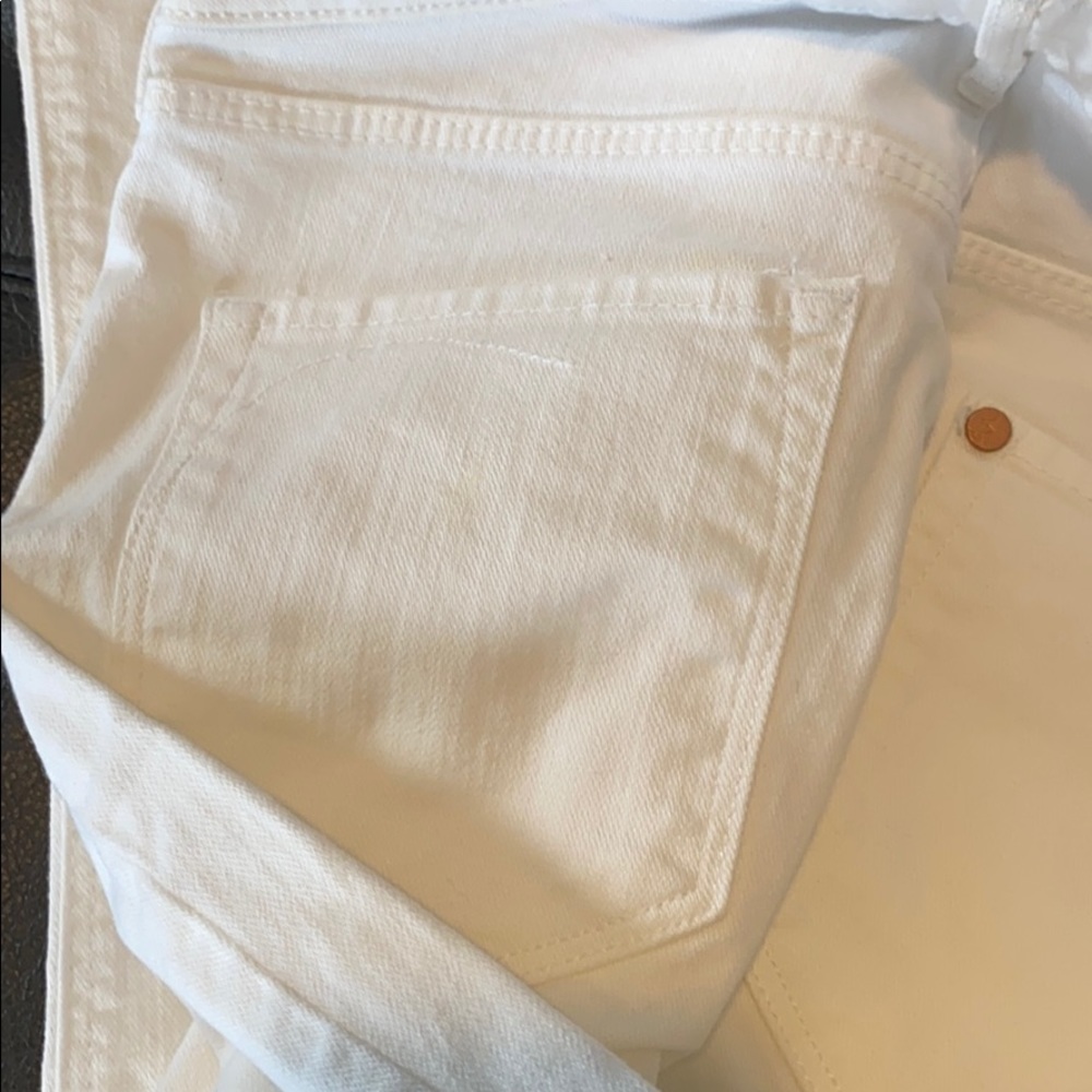 H&M White Cropped Jeans - Picture 3 of 5